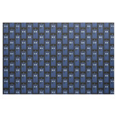 Blaues britisches Polizei-Kastengewebe für Stoff (Fat Quarter (45,7 x 55,9 cm))