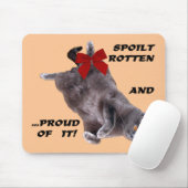 Blaues britisches Shorthair Katze mousepad: Mousepad (Mit Mouse)