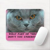 Blaues britisches Shorthair mousepad (Mit Mouse)