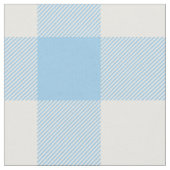 Blaues Büffel-Karo-Muster Stoff (Nahaufnahme)