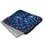 Blaues Bukh-Licht Laptopschutzhülle (Vorne Knopf)
