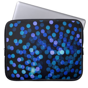 Blaues Bukh-Licht Laptopschutzhülle