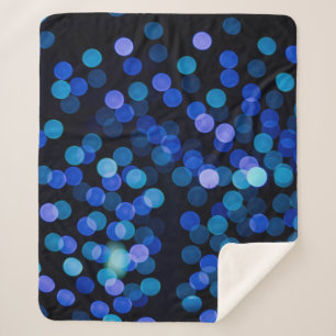 Blaues Bukh-Licht Sherpadecke