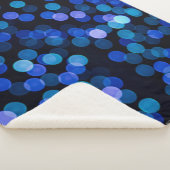 Blaues Bukh-Licht Sherpadecke (3/4)