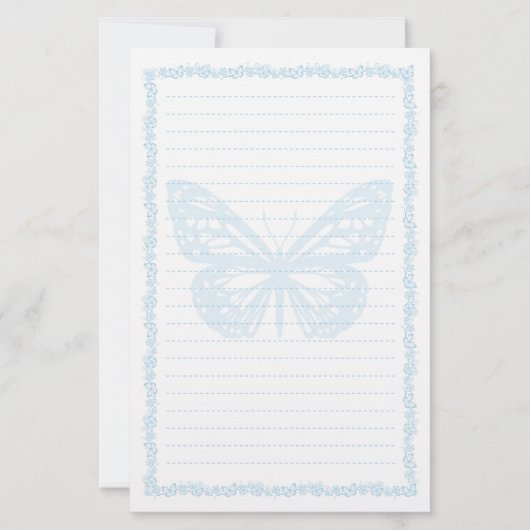 blaues Butterfly-Papier (Vorderseite)