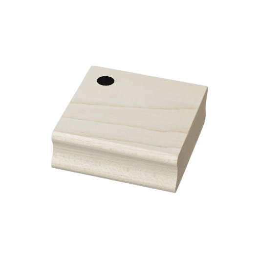 Blaues Button Gummistempel (Stempel)
