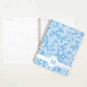 Blaues Camouflage Muster Abstrakte Art Dekoration Planer (Anzeige)