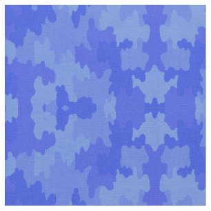 Blaues Camouflage-Muster Stoff