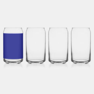 Blaues Can-Glas-Set   Moderne Minimal-Chic Dosenglas