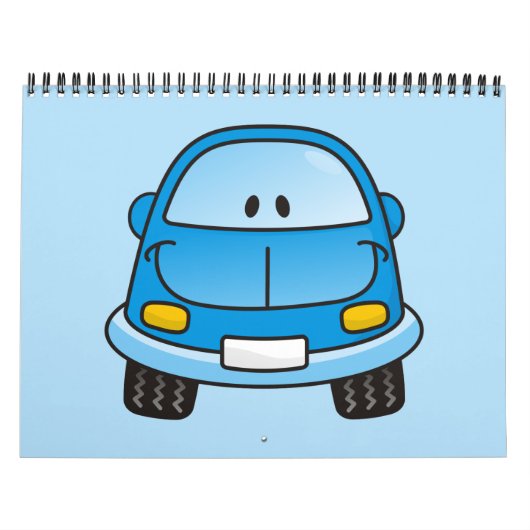 Blaues Cartoon Kalender (Titelbild)