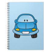 Blaues Cartoon Notizblock (Vorderseite)