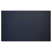 Blaues Cartoon-Schädel-Muster Stoff (Fat Quarter (45,7 x 55,9 cm))