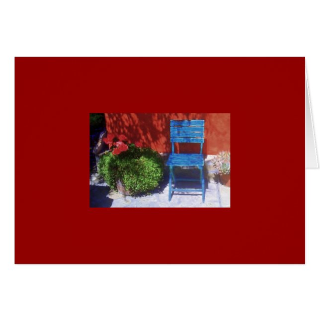 Blaues Chair2 (Vorderseite (Horizontal))