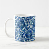Blaues chinesisches Blumenmuster Kaffeetasse (Links)