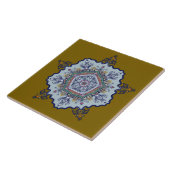 Blaues Chinesisches Design. Was sehen Sie Keramikf Fliese (Seite)