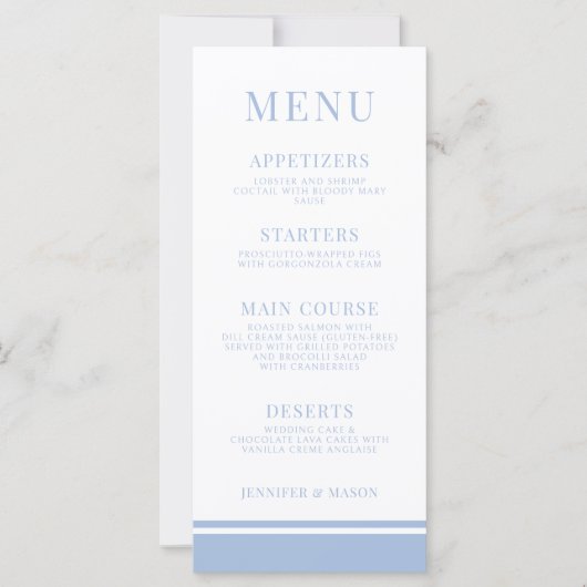 Blaues chinesisches Porzellan Blumenkarten (Vorderseite)