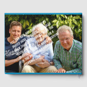 Blaues Christliches Kreuz, Gedenkstätte für weiße  Gästebuch (Rückseite)