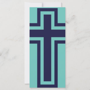 Blaues christliches Kreuz verschiedene Varianten