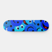 BLAUES COLLAGEN-SKATEBOARD SKATEBOARD (Horizontal)