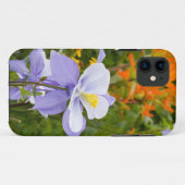 Blaues Columbine Case-Mate iPhone Hülle (Rückseite (Horizontal))