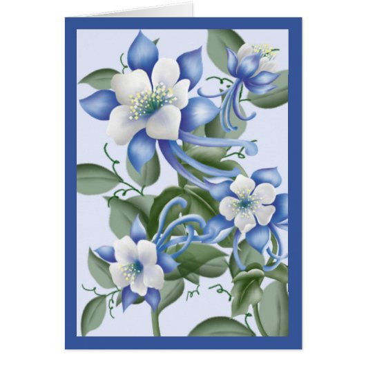 Blaues Columbines (Vorne)