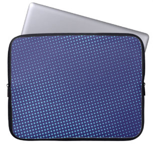 Blaues Comic Pop-Art-Halbton-Hintergrund-Vintageab Laptopschutzhülle