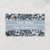 Blaues Cooles Ton Visitenkarte (Vorderseite)