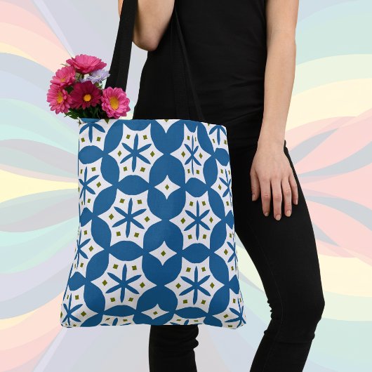 Blaues cvpa10-Muster Tasche