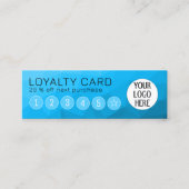 Blaues cyan Gradient Geometric Mesh Benutzerdefini Treuekarte (Vorderseite)