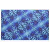Blaues Dahlie-Blumen-Muster Stoff (Fat Quarter (45,7 x 55,9 cm))