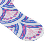 Blaues Damastmuster Schneidebrett (Ecke)