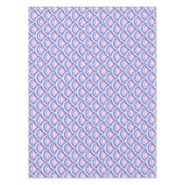 Blaues Damastmuster Tischdecke (Vorderseite)