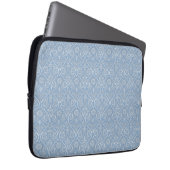 Blaues Damespiel-Muster - Laptop-Sieb Laptopschutzhülle (Vorne Rechts)