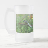 Blaues Dasher-Dragonfly-Koordinationsglas Mattglas Bierglas (Links)