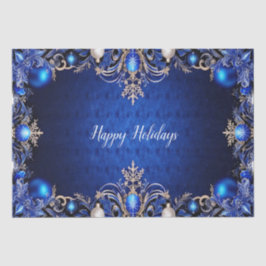 Blaues Dekorationspapier Seidenpapier