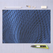 Blaues Dekorpapier Seidenpapier (Handwerk)