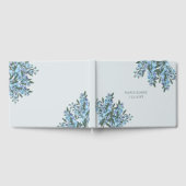 Blaues Delphinium Gästebuch (Voll)