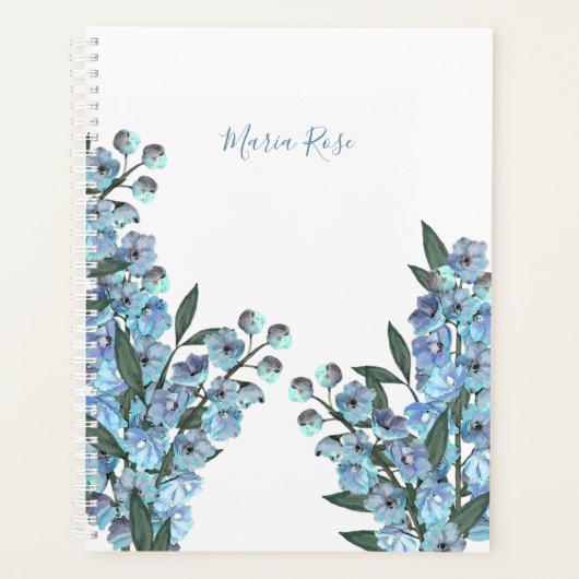Blaues Delphinium Planer (Vorderseite)