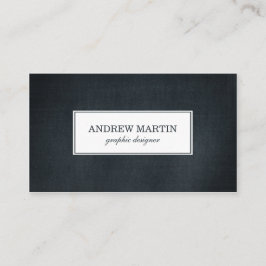 Blaues Denim beruflich Visitenkarte