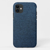 Blaues Denim Case-Mate iPhone Hülle (Rückseite)