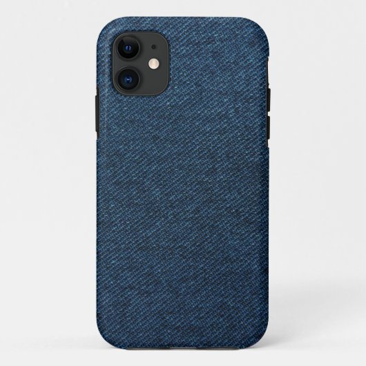 Blaues Denim Case-Mate iPhone Hülle (Rückseite)