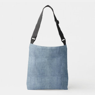 Blaues Denim Jean ganz vorbei - drucken Sie Tragetaschen Mit Langen Trägern
