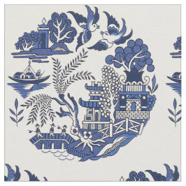 Blaues Design Stoff