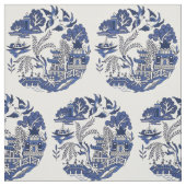 Blaues Design Stoff (Muster)