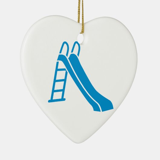 Blaues Dia Keramikornament (Rechts)