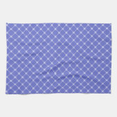 Blaues Diagonalmuster Geschirrtuch (Horizontal)