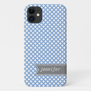 Blaues Diamant-Pastellmuster Case-Mate iPhone Hülle