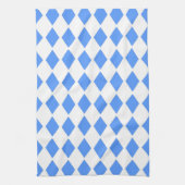 Blaues Diamantdesign Geschirrtuch (Vertikal)