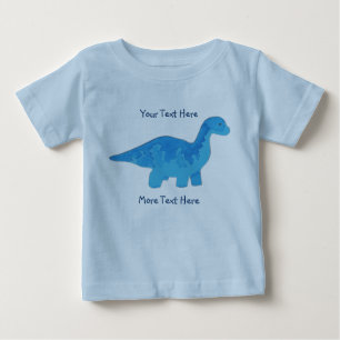 Blaues Dinosaurier-Shirt Baby T-shirt
