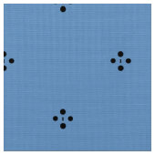 Blaues Ditsy Gewebe Stoff (Nahaufnahme)